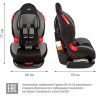 Удерживающее устройство для детей SIGER Кокон серый, гр. I/II, 9-25 кг, 1-7 лет KRES0113